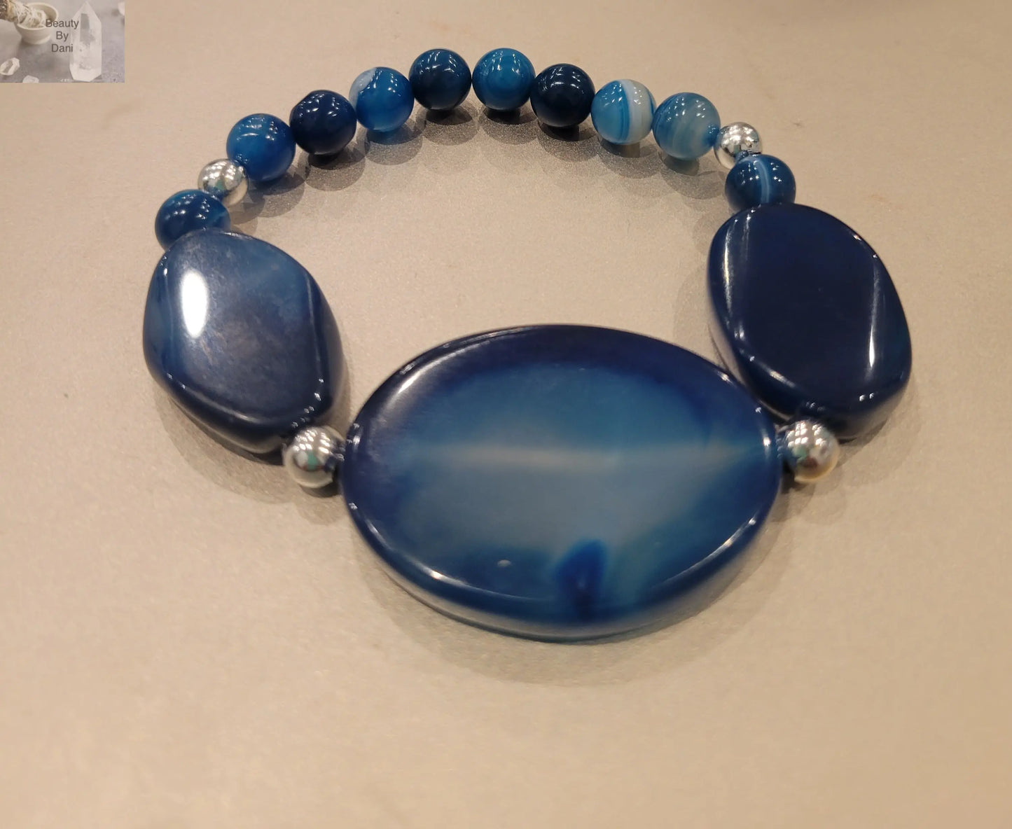 Blue Agate Bracelet