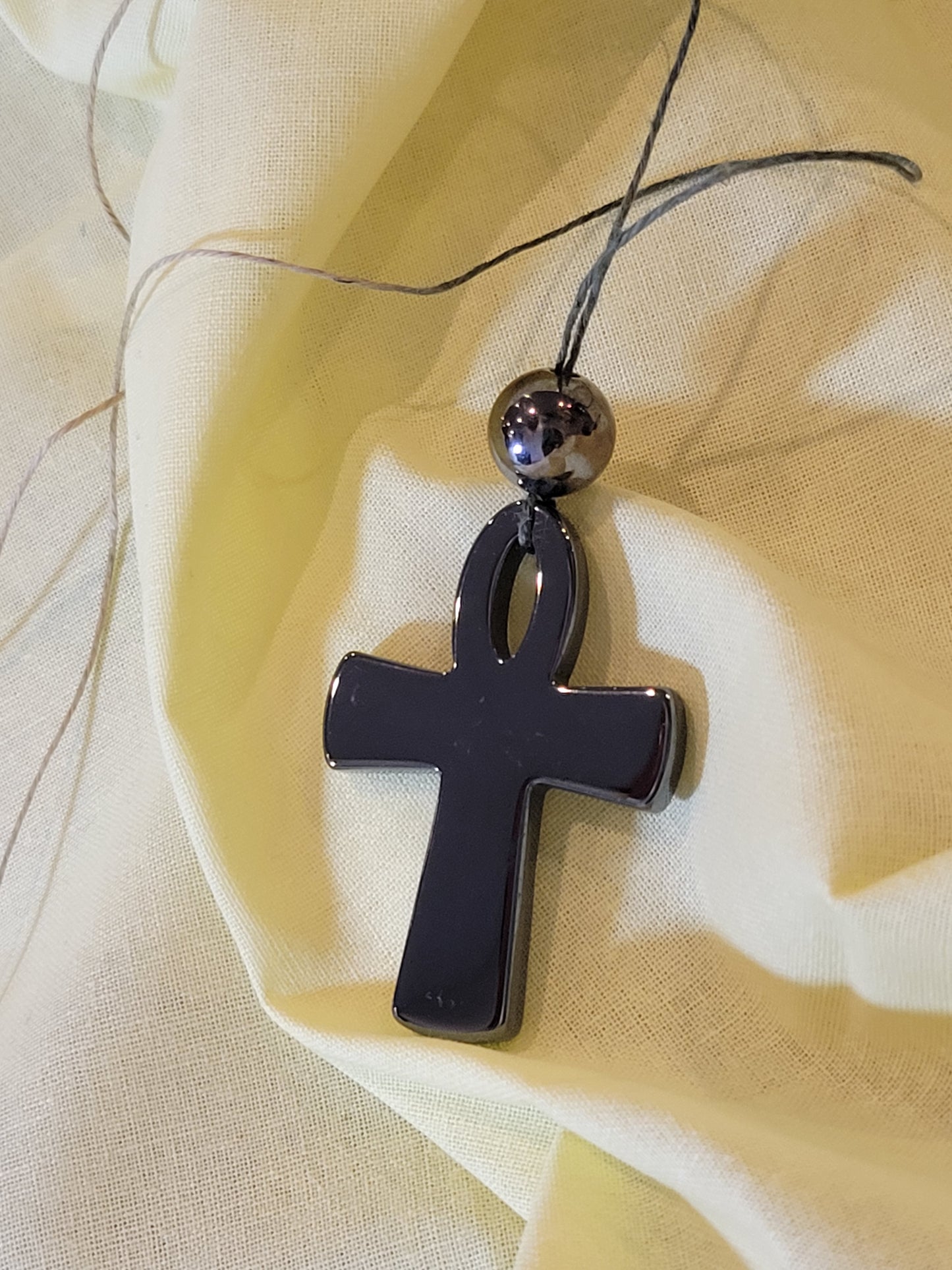 Hematite Ankh necklace - Beauty by Dani