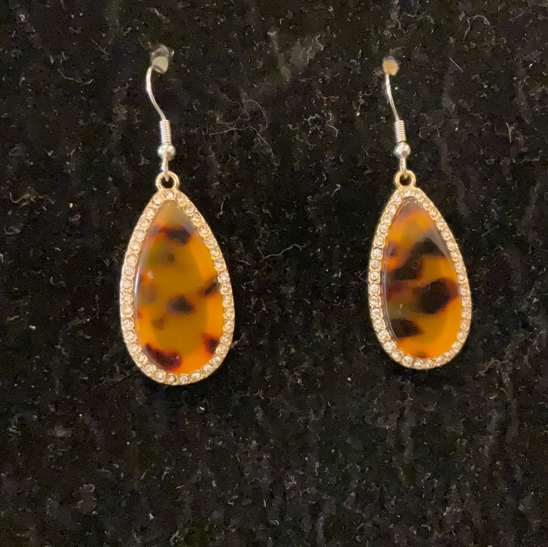 Tortoise Shell Earrings - Beauty by Dani