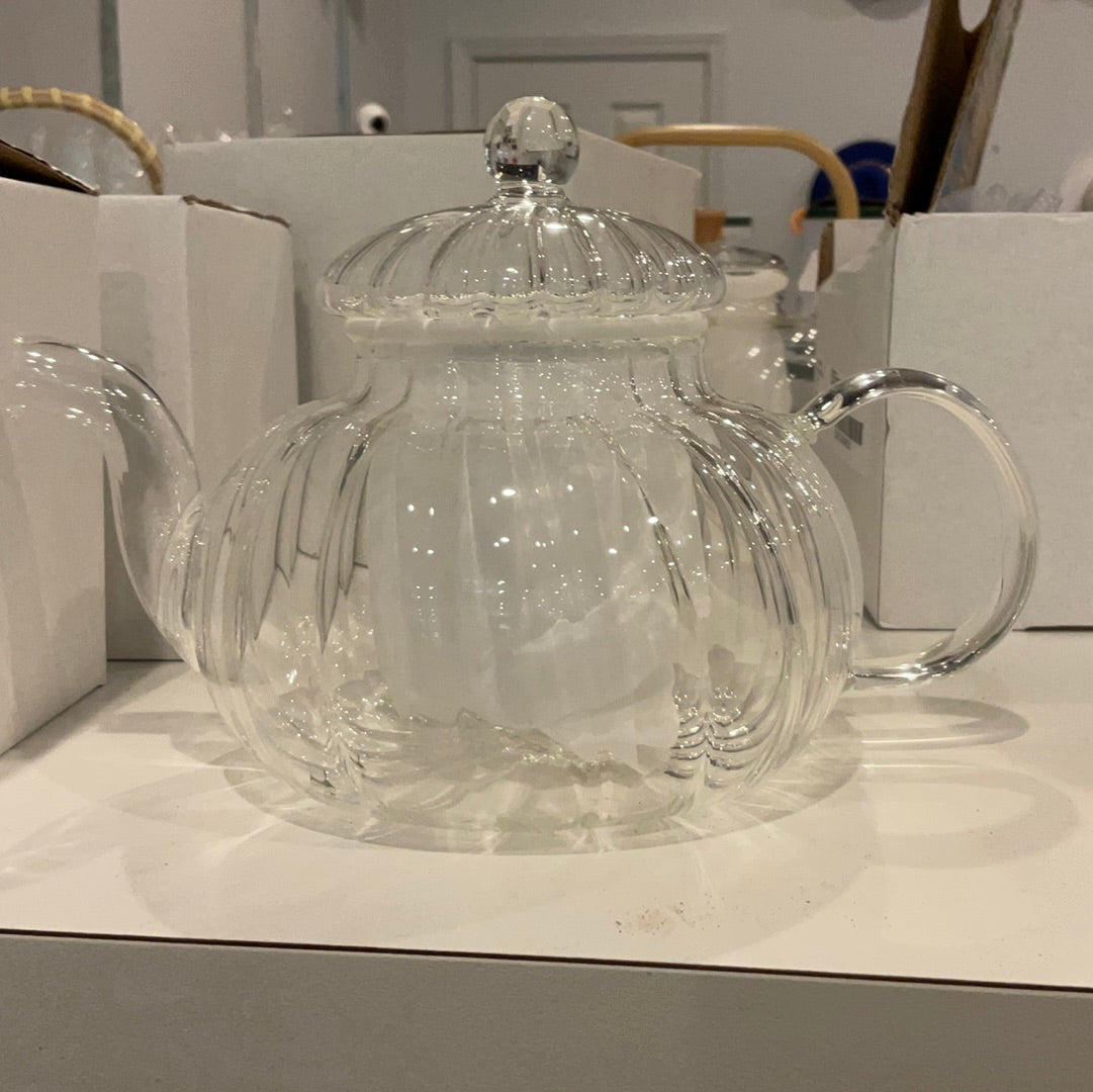 Glass Teapot With Infuser and Lid (20oz.) - For Teas