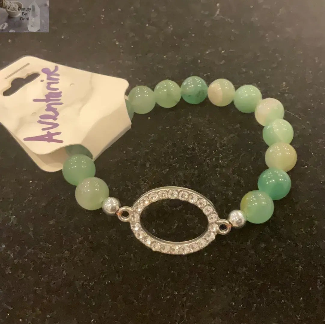 Green Aventurine Bracelet (0520) - Beauty by Dani