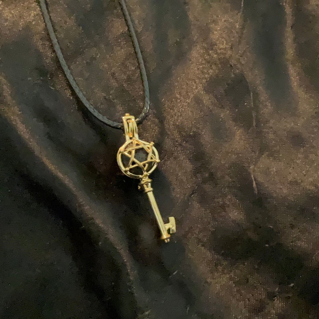 Diffuser Lava Key Necklace