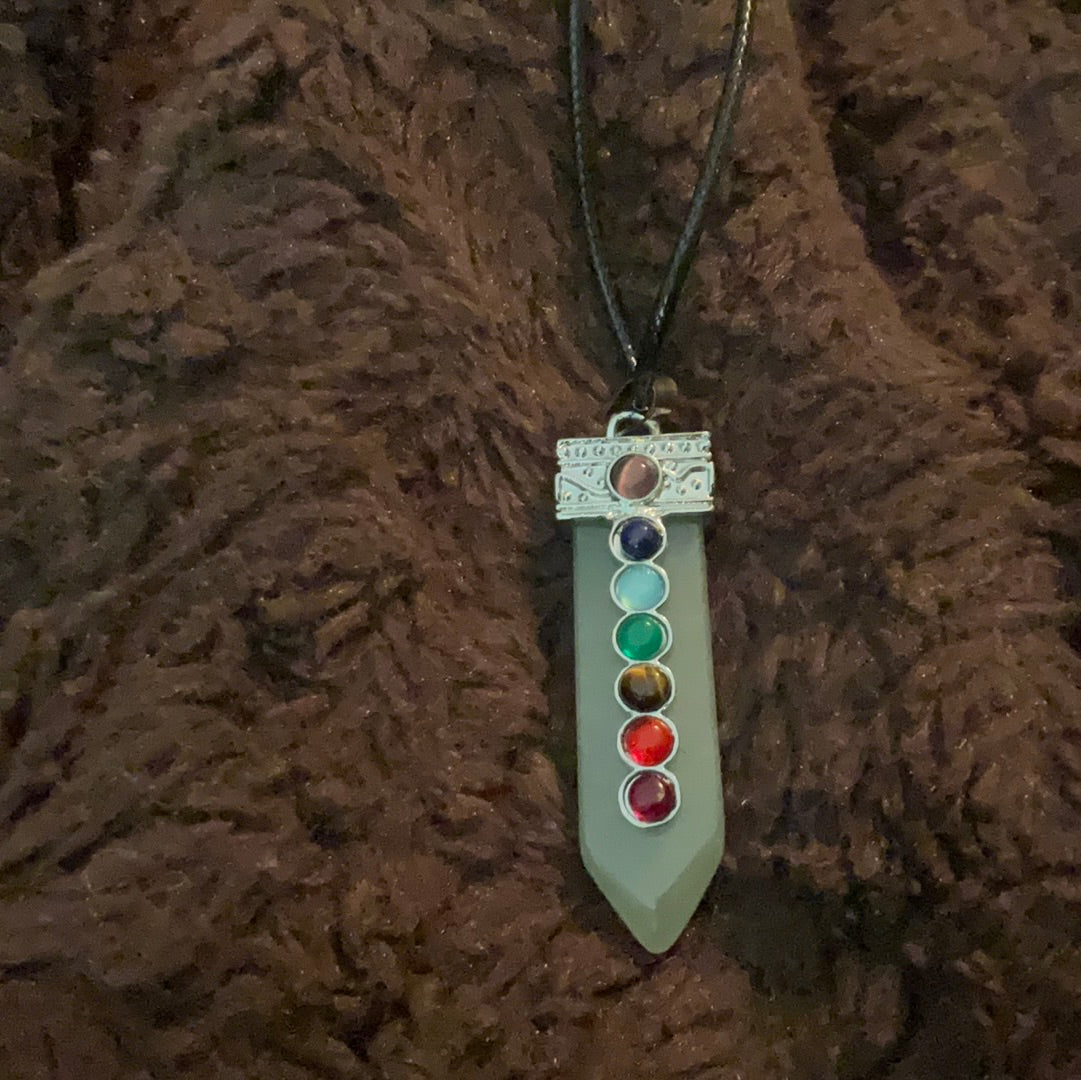 Aventurine Chakra Necklace (0171)