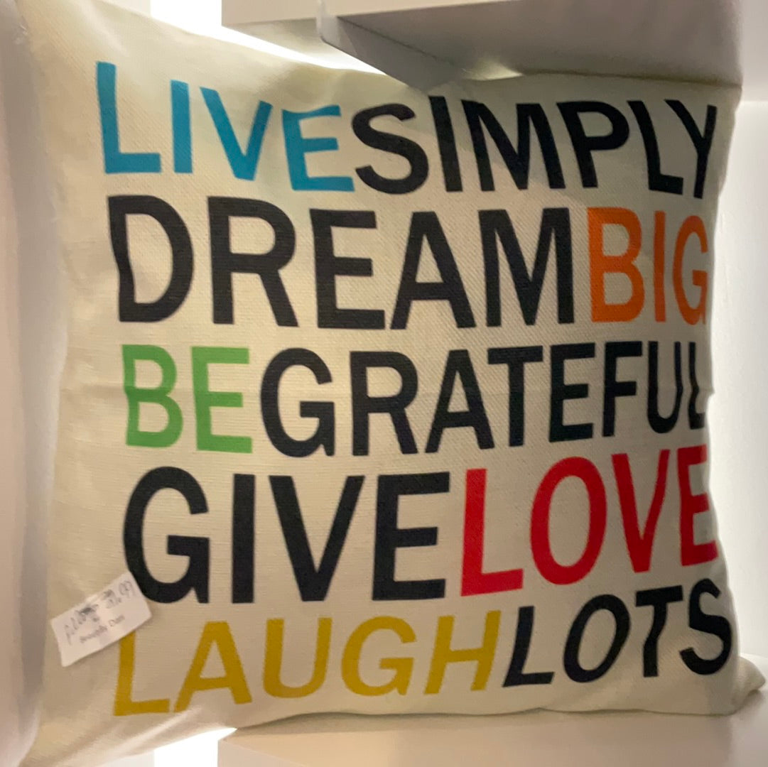 Inspirational Pillow