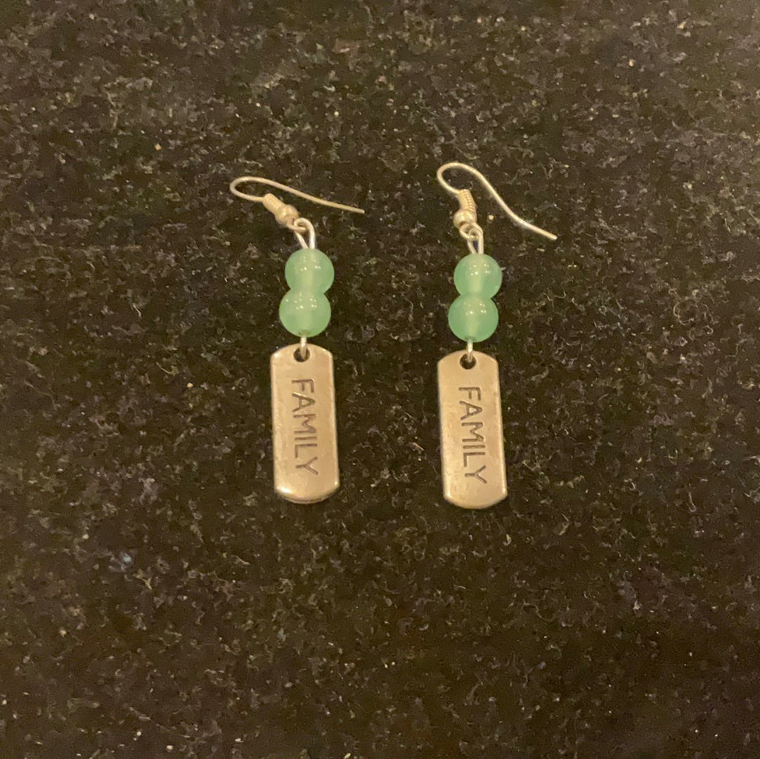 Aventurine Earrings (0654) - Beauty by Dani