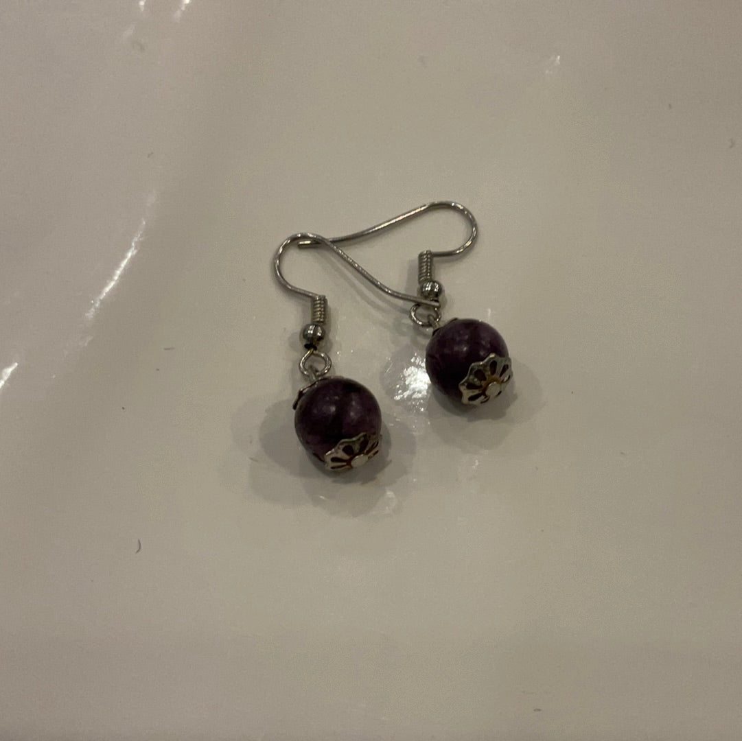 Amethyst Earrings - Beauty by Dani