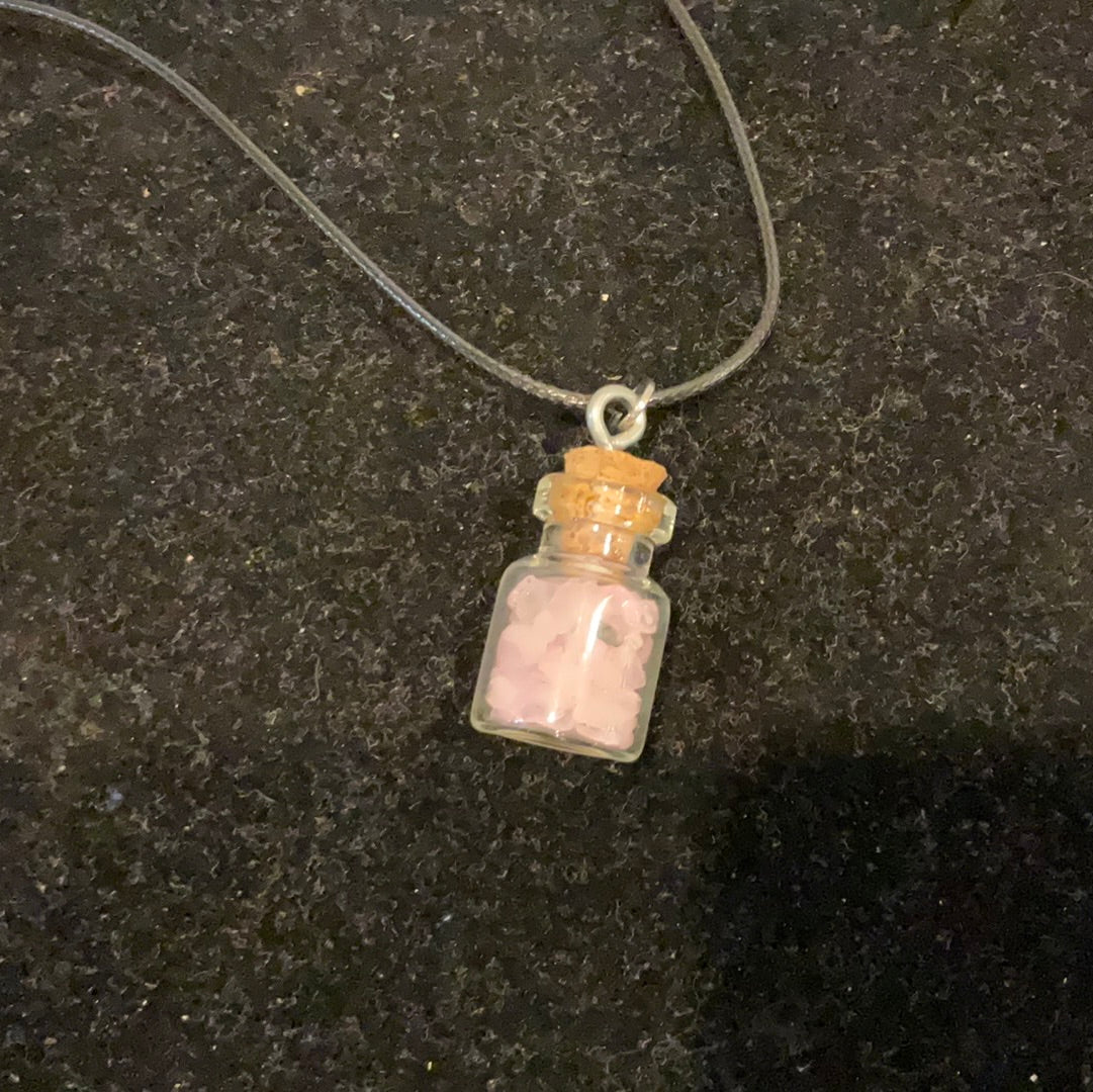 Rose Quartz Necklace - Beauty by Dani