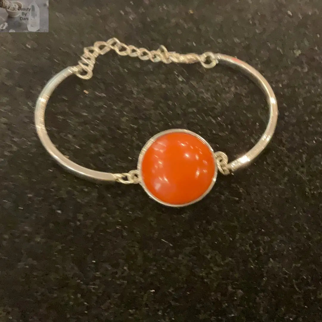 Red Jasper Bracelet (0919) - Beauty by Dani