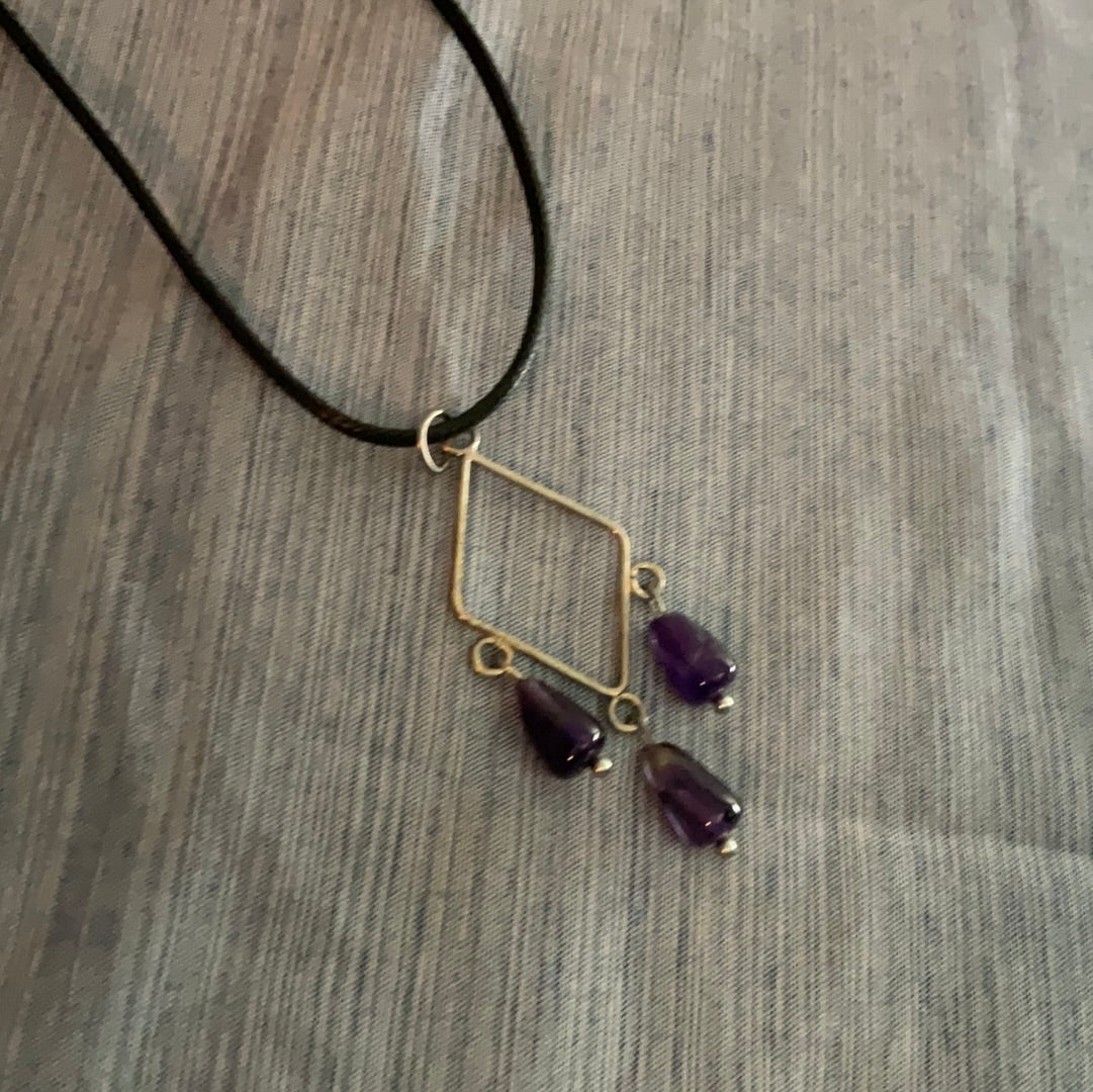 Amethyst Necklace - Beauty by Dani